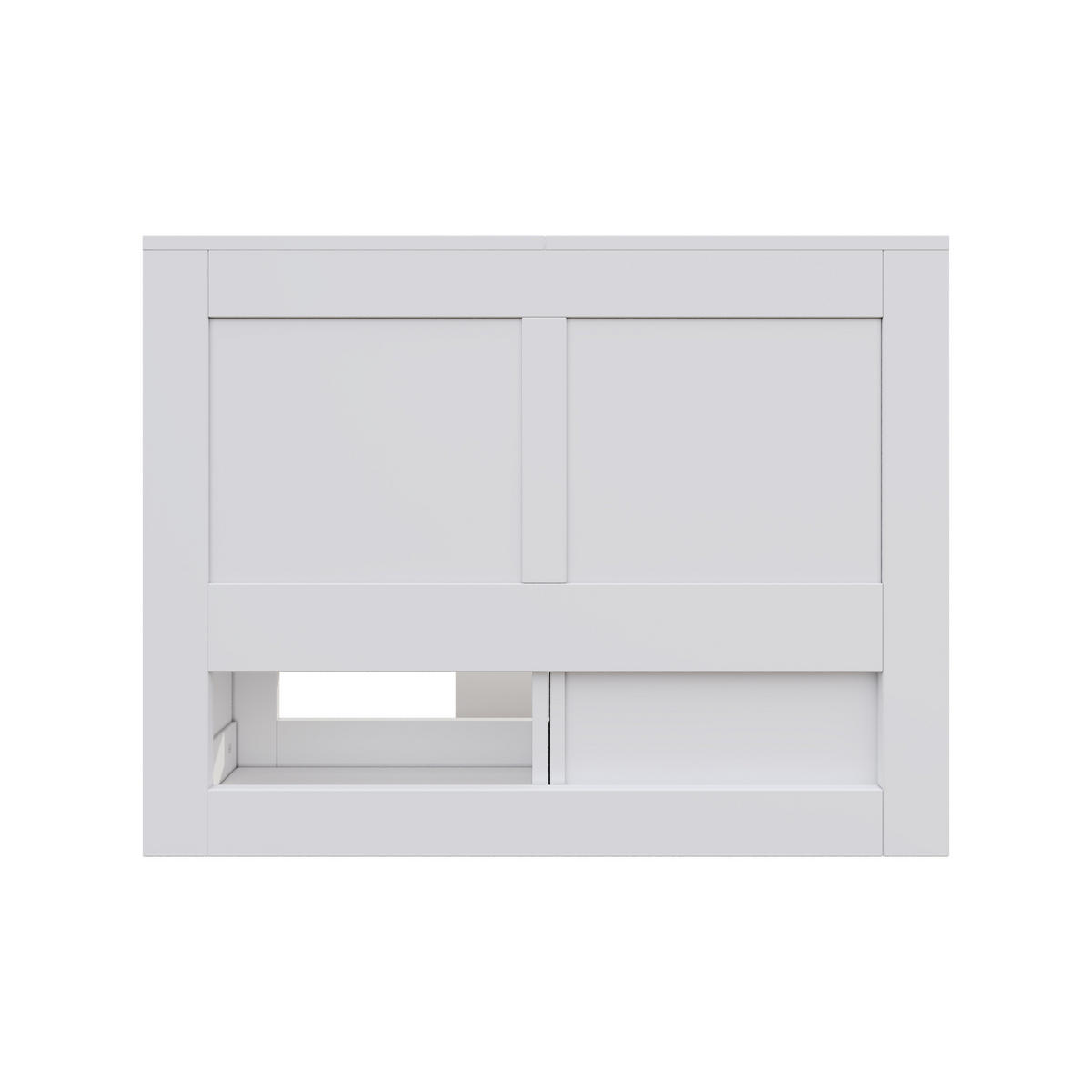 KINDERBETT 90/200 cm in Weiß mit Schublade, Stauraum und Nachttisch - Weiß, Holzwerkstoff (90/200cm) - STILVORA