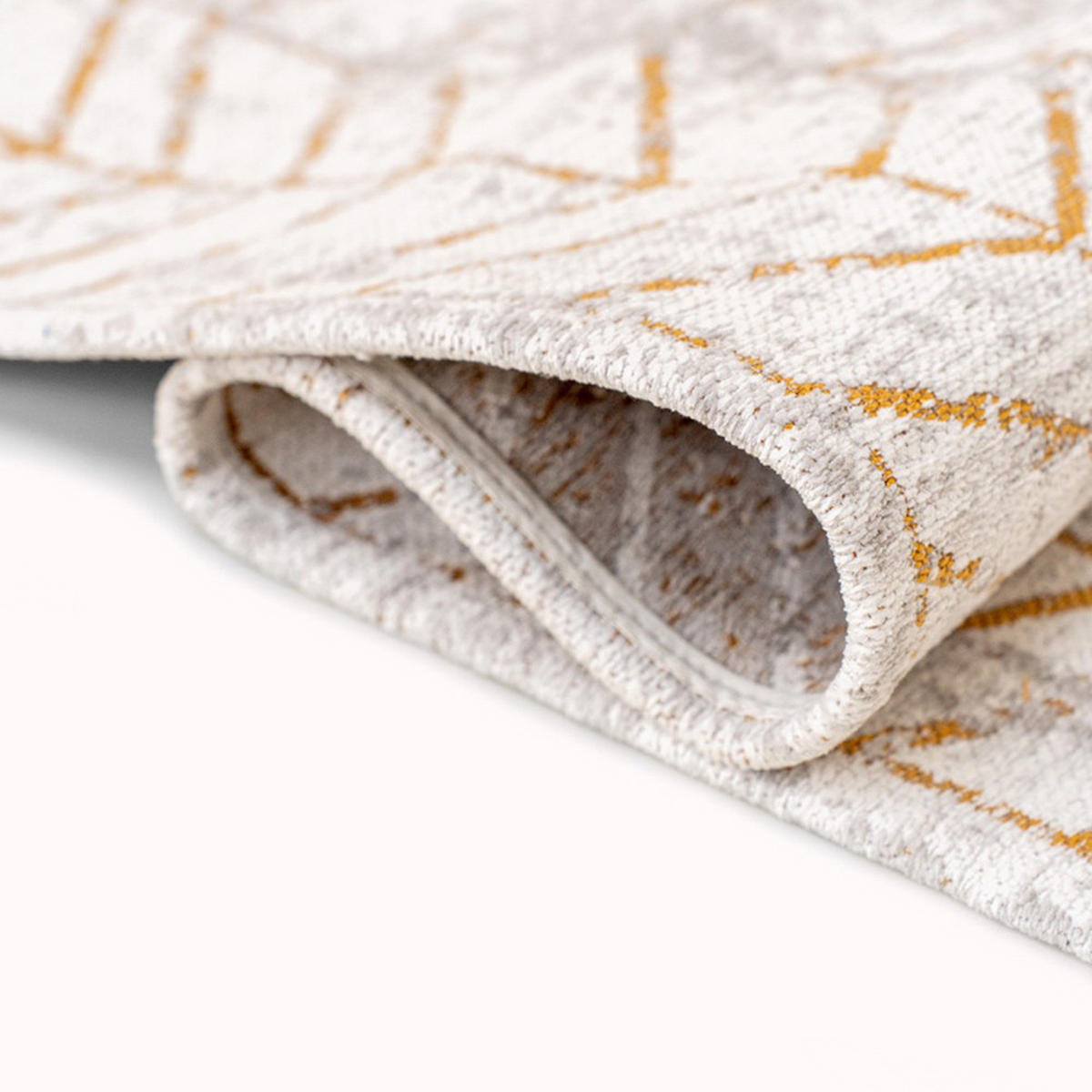 TEPPICH Central Yellow Mad Men Jacob's Ladder 170/240 cm - Beige, Textil (170/240cm) - Louis De Poortere