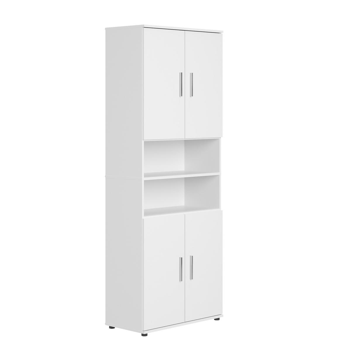 HOCHSCHRANK in 70 cm Breite - Weiß, Holzwerkstoff (35/187/70cm) - Home Collective