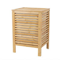 WÄSCHEKORB Lund 60l - Beige, Naturmaterialien (40/57/40cm)