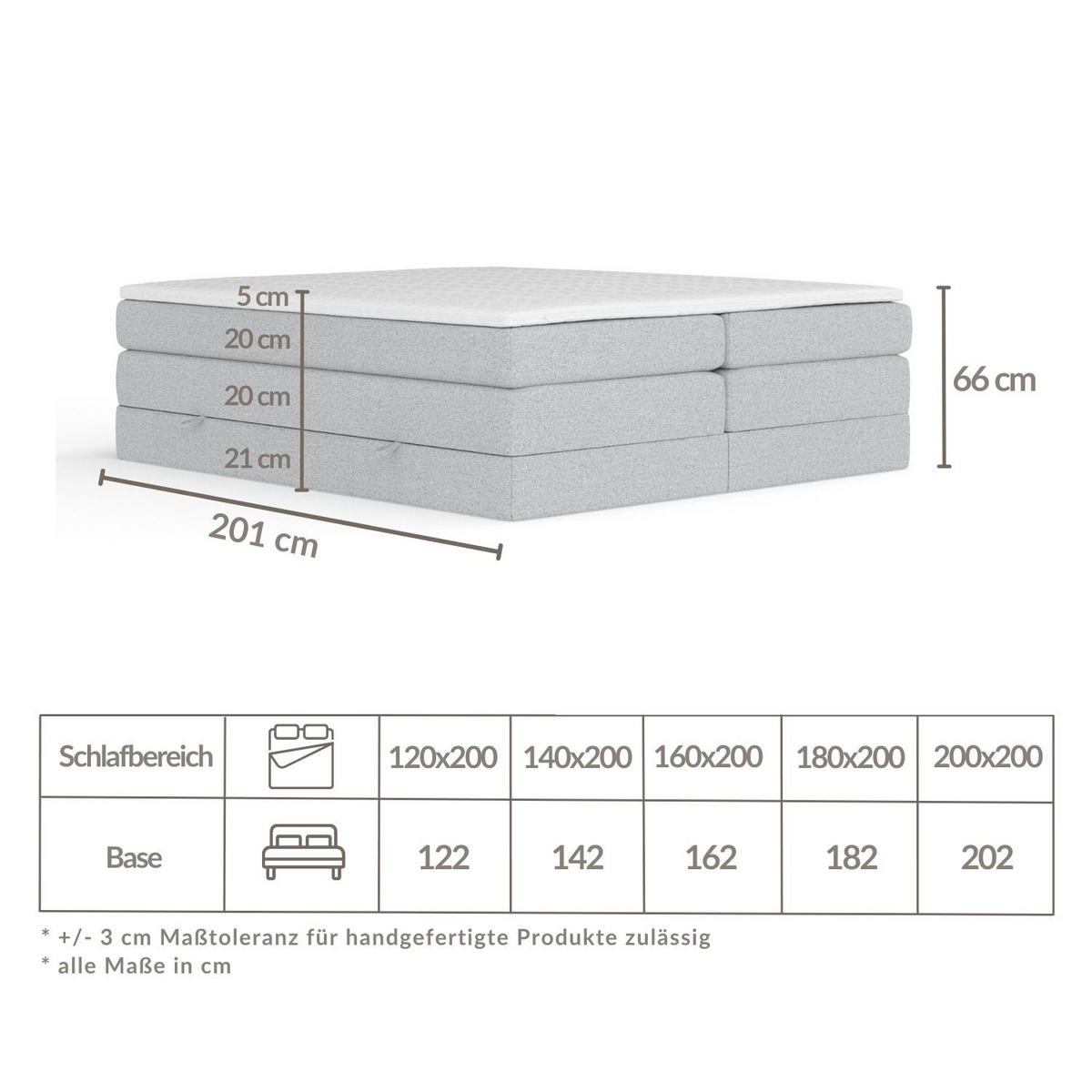 BOXSPRINGBETT Juniper Rosa 160/200 cm - Schwarz/Rosa, Holz/Holzwerkstoff (160/200cm) - Maison de Reve