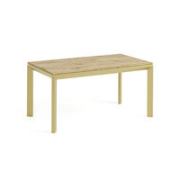 ESSTISCH FADO - Goldfarben/Eiche Artisan, Holzwerkstoff (90/160/76cm) - Meblini