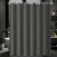 DUSCHVORHANG Dunkelgrau 150 x 180 cm - Anthrazit, Textil (150/180cm)