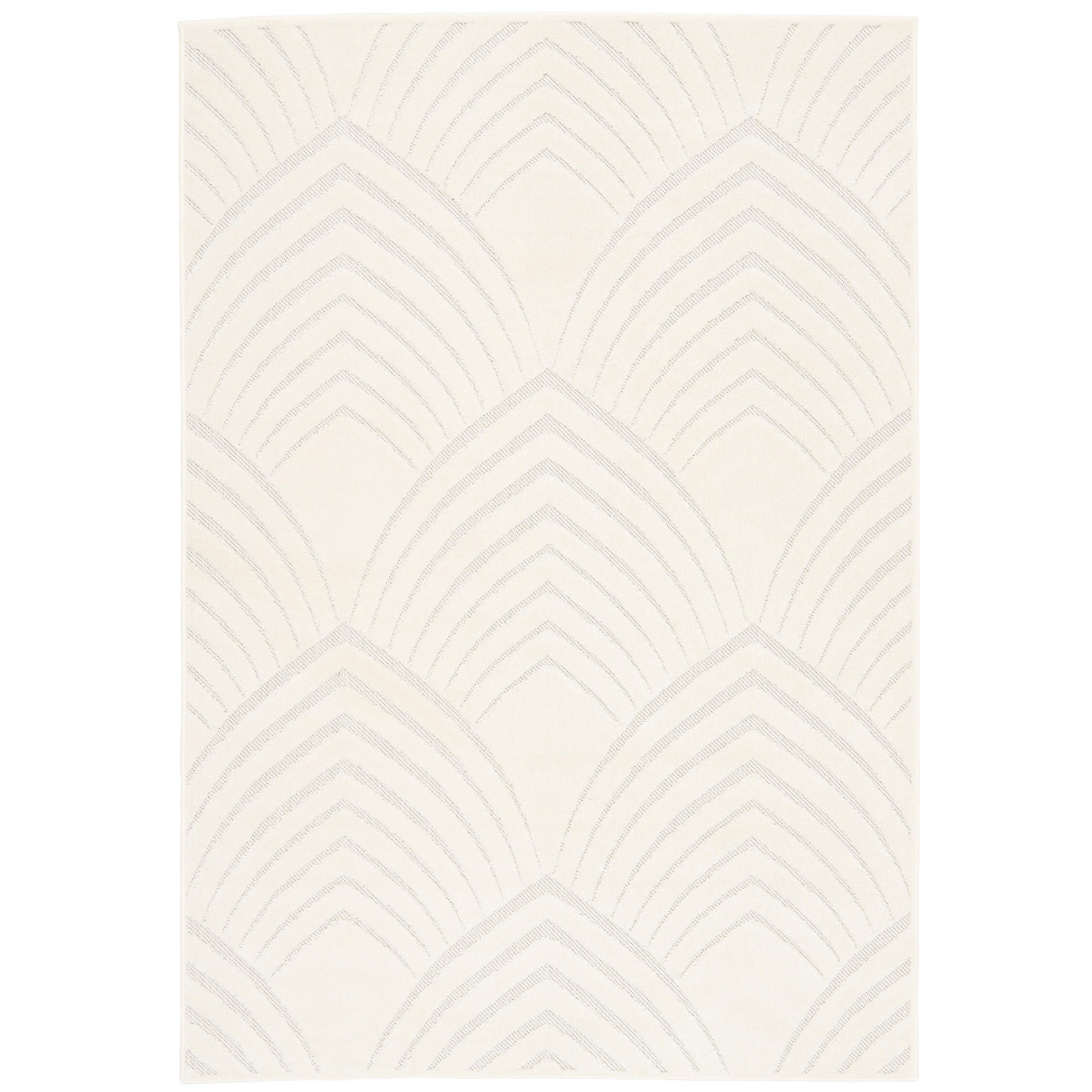 FLACHGEWEBE TEPPICH SEVILLA - Weiß, Textil (140/200cm) - Pergamon