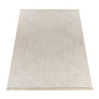 KURZFLORTEPPICH 120/170 cm Buckman 461 - Creme, Textil (120/170cm) - Paco Home