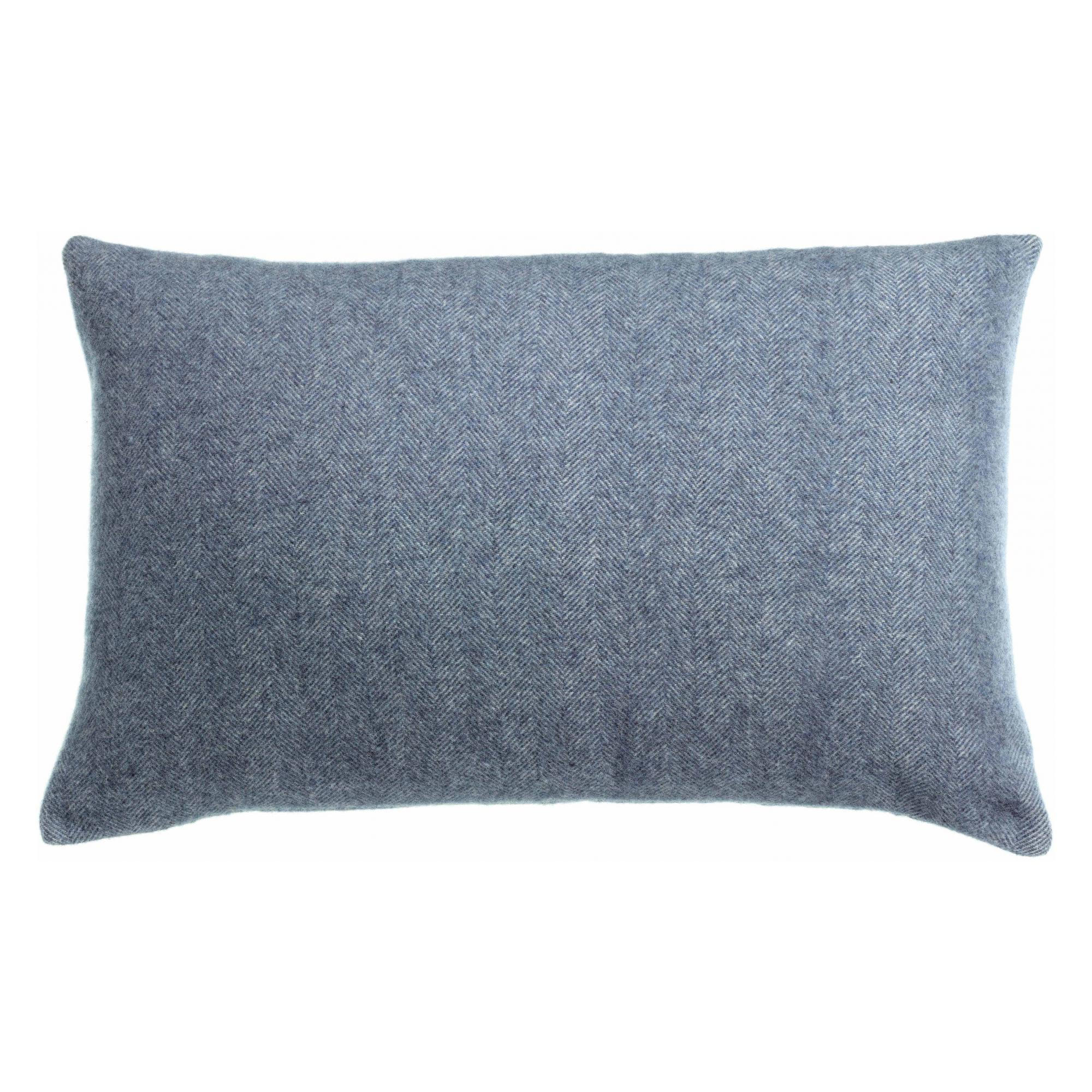 KISSEN Carina sturm 40 x 65 cm - Blau, Textil (40/65cm) - Vivaraise