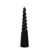 LED-KERZE Idalia Schwarz 7.5/4/27.5 cm Kunstoff - Schwarz, Kunststoff (7.5/4/27.5cm) - Mondex