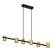 PENDELLEUCHTE Hazel 85/12/155 cm - Goldfarben, Metall (85/12/155cm) - ZMH