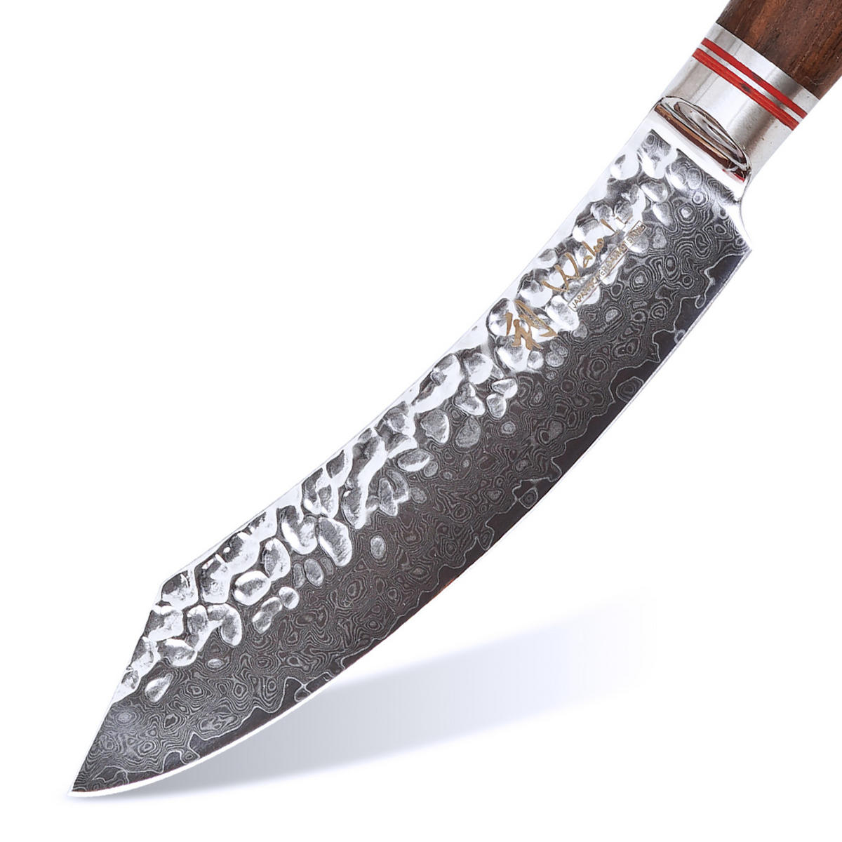 STEAKMESSERSET 4-tlg. 12,5 cm - Nussbaumfarben, Holz/Metall (219cm) - Wakoli