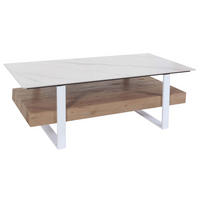 COUCHTISCH rechteck Weiß - Weiß, Holz (60/120/43cm) - MCW