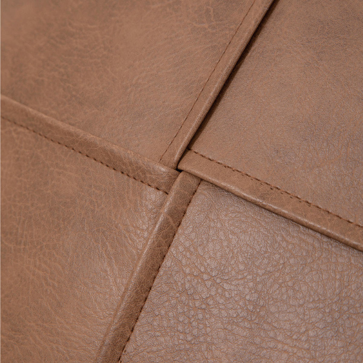KISSENBEZUG – ohne Füllung – hellbraun – 45 x 45 cm - Weiß, Textil (45/45cm)
