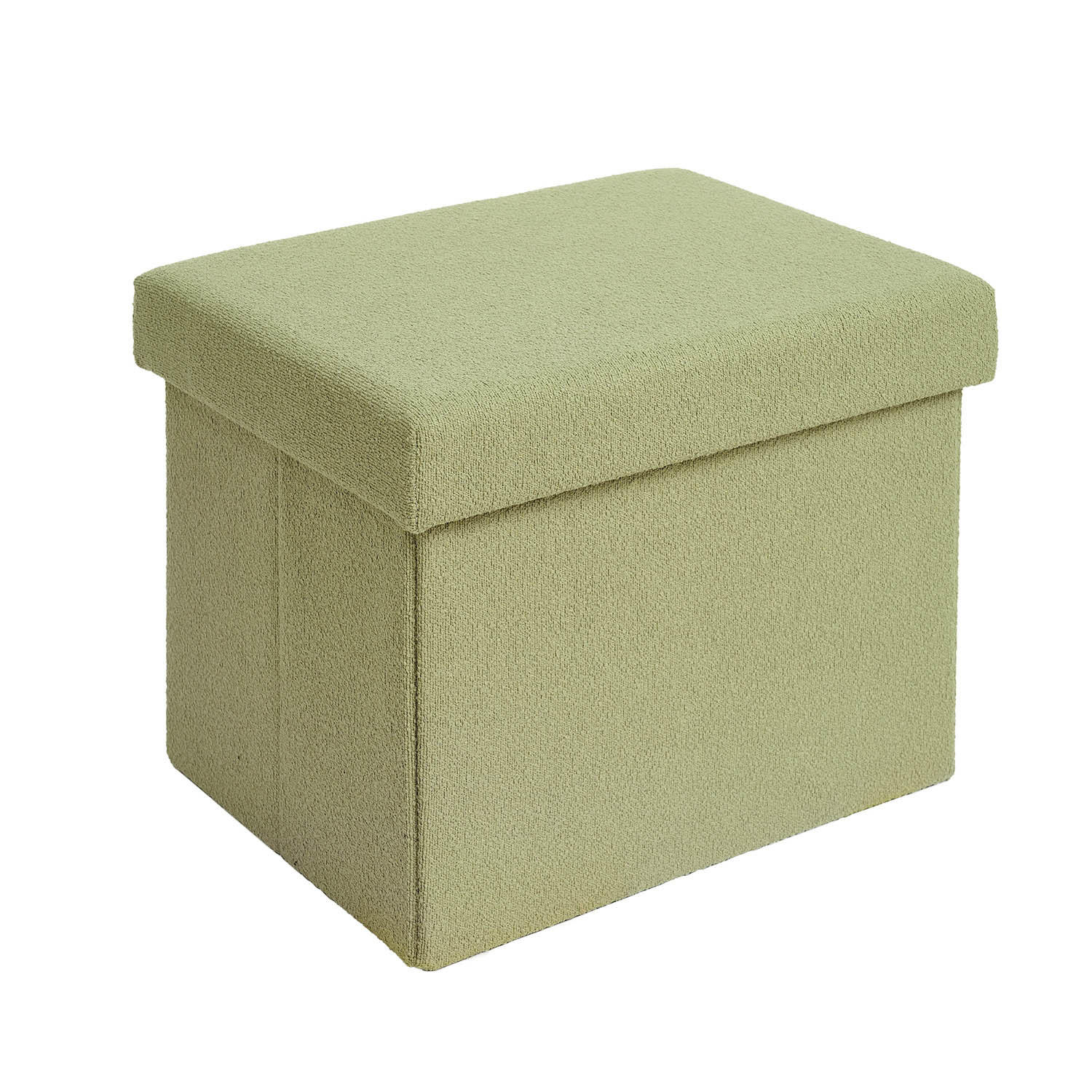 SITZHOCKER 41/31/31 cm, Grün - Grün, Kunststoff (31/31/41cm) - Blumtal