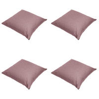 DEKORATIONSKISSEN Best deal - Rosa - 45/45/10 cm - 4er-Set - Pink, Textil (45/45cm) - Madison