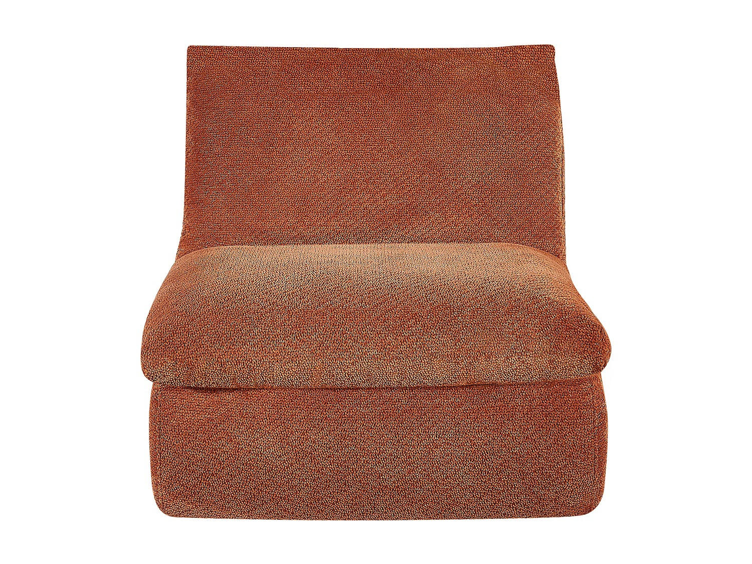 SESSEL mit gerader Rückenlehne - 1 Person - Stoff - Terracotta - - Terracotta, Textil (84/78/104cm) - Vente-Unique