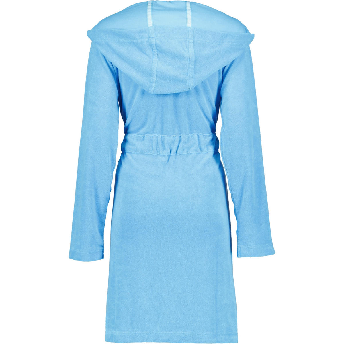 BADEMANTEL DAMEN KURZMANTEL MIT KAPUZE TAMPA ICE BLUE - 5560 - Blau, Textil (XSnull) - Vossen