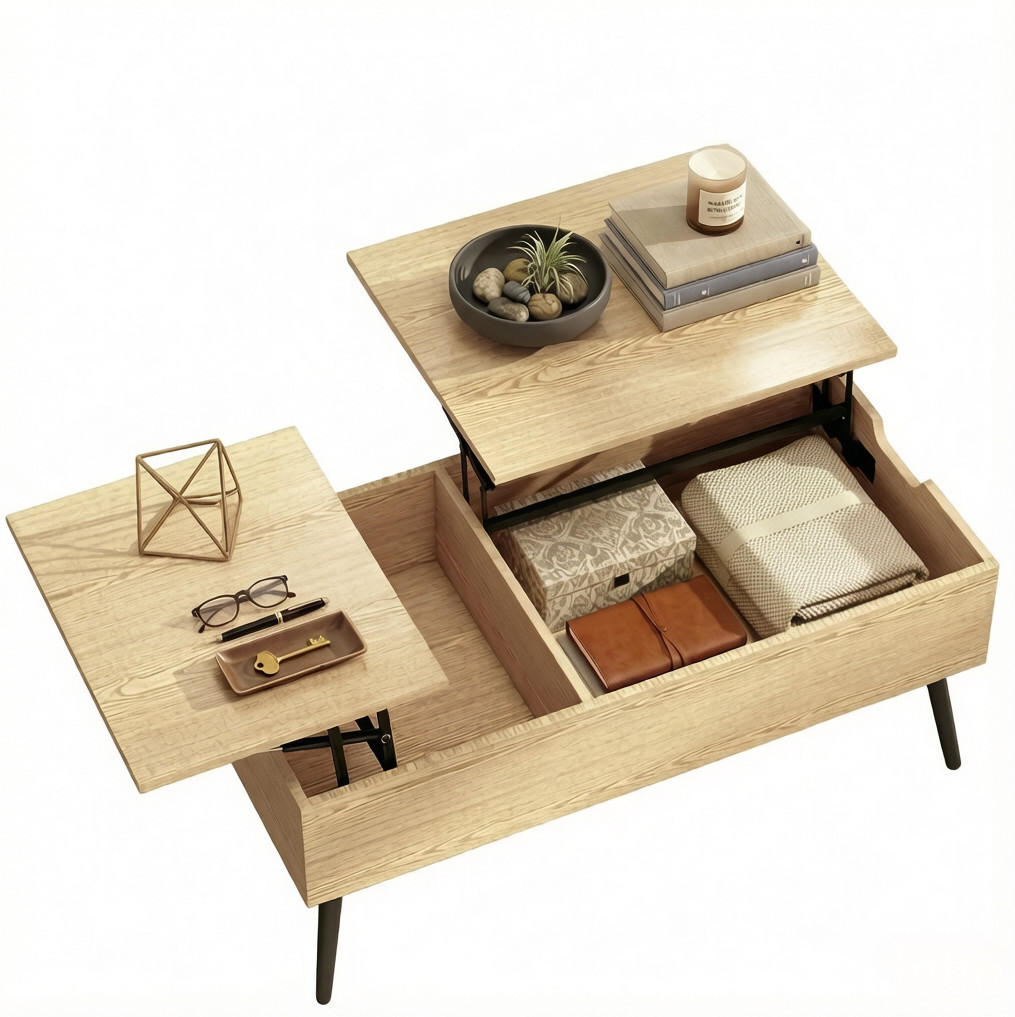 Ivmeu Couchtisch Schwarz 50x58x100 cm