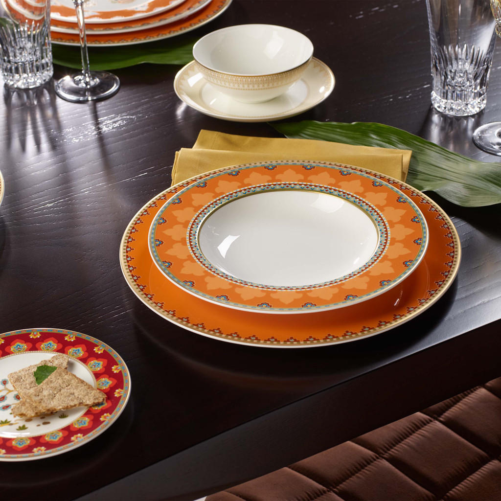 SUPPENTELLER Samarkand Mandarin bunt ø 24,8 cm - Multicolor, Keramik (24.8cm) - Villeroy & Boch