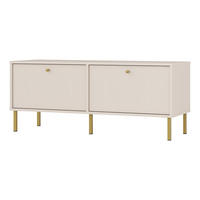 LOWBOARD TORINO 120,6x40,8x50 cm mit 2 Schubladen und 2 Türen Beige - Beige, Holzwerkstoff (120.6/50/40.8cm) - MASSENO