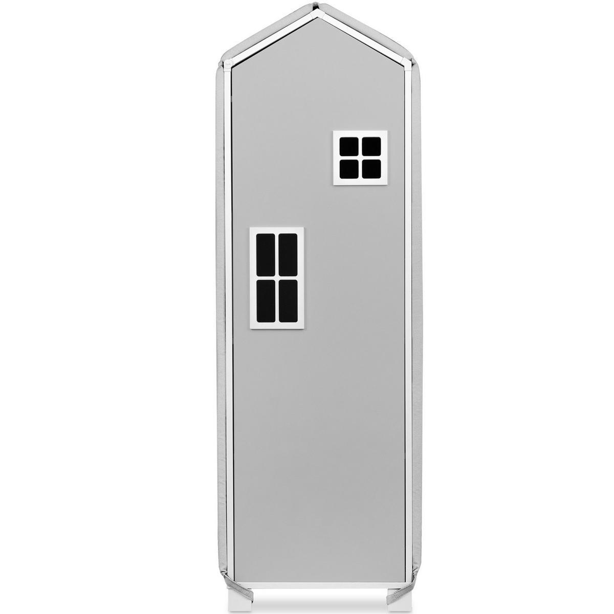 BEZUG-FÜR-KINDERKLEIDERSCHRANK MIRUM, grau - Grau, Textil (152/3/47cm) - KONSIMO®