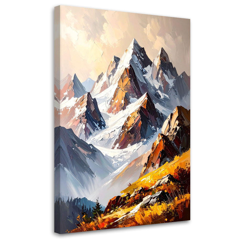 Feeby Leinwandbild Grau 30x45 cm