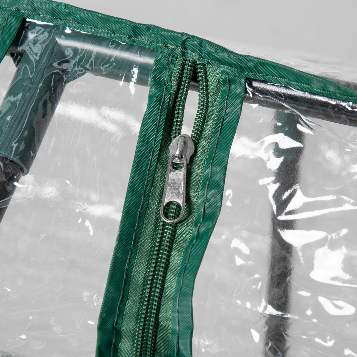 GEWÄCHSHAUS 120x60x60 cm PVC - Transparent, Metall (120/60/60cm) - LEBENLANG