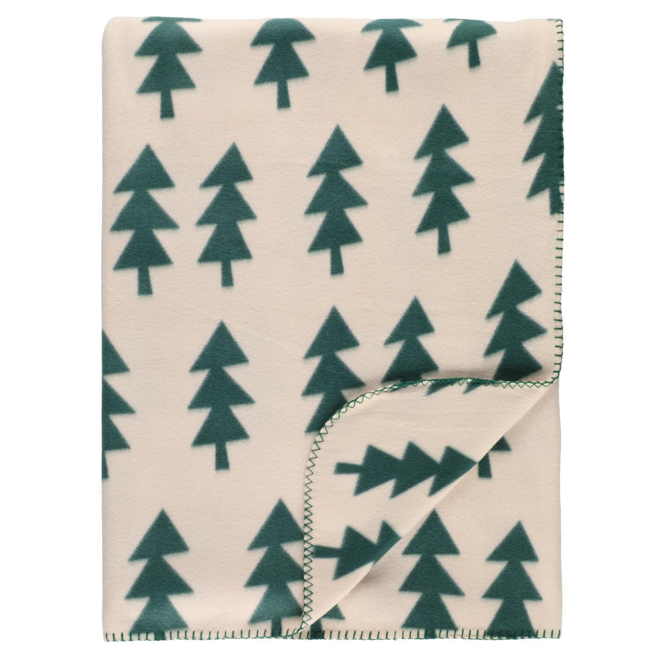 WEIHNACHTSDECKE Tannenmotiv 150/200 cm - Beige, Textil (150/200cm)