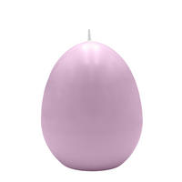 EIKERZEN Maxi, Straußenei Mittelflieder 140 x Ø 100 mm, 6 Stück - Flieder, Paraffin (10/14/14cm) - Kopschitz Kerzen