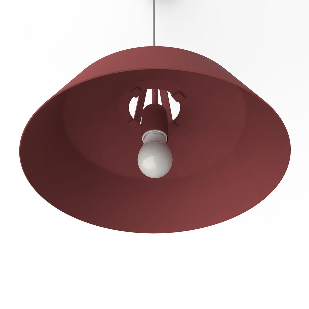 HÄNGELEUCHTE - Rot, Metall (35/35/20cm) - Lumicom