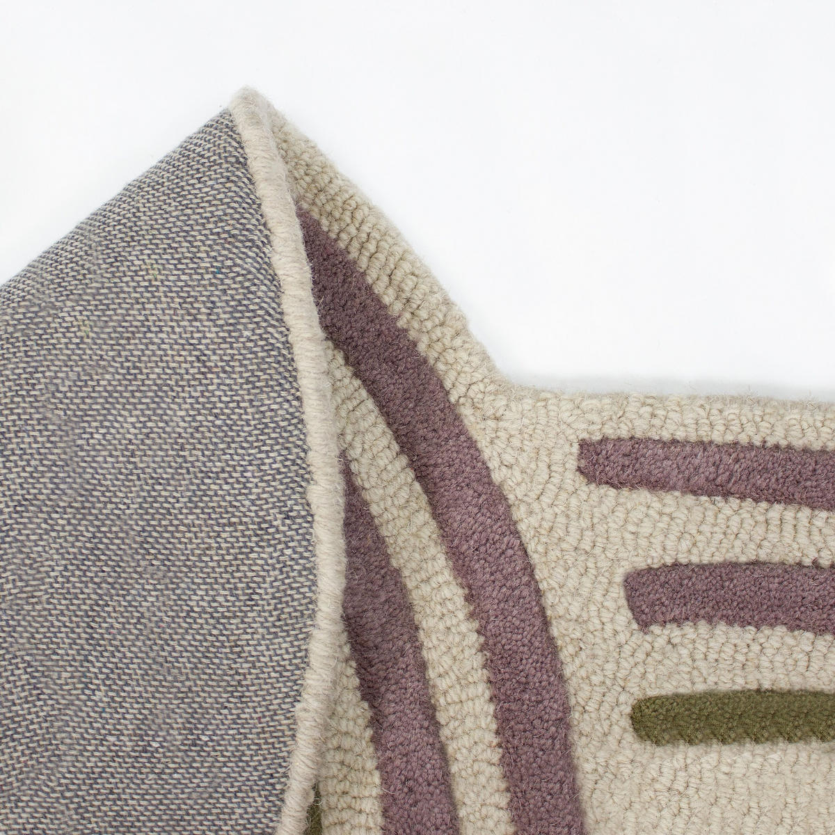 WOLLTEPPICH SOAR, abstrakt, Grün, 160 x 230 cm - Beige, Textil (230/160cm) - KADIMA DESIGN