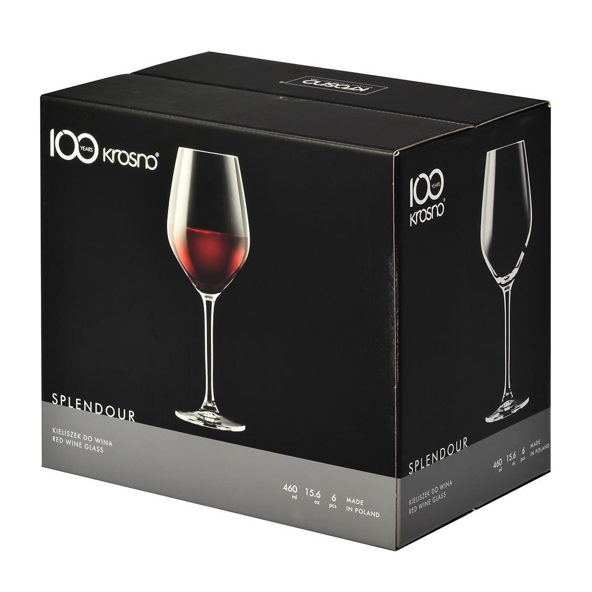 ROTWEINGLÄSER Splendour, 6er-Set, 460 ml - Transparent, Glas (0.3L) - Krosno Glass