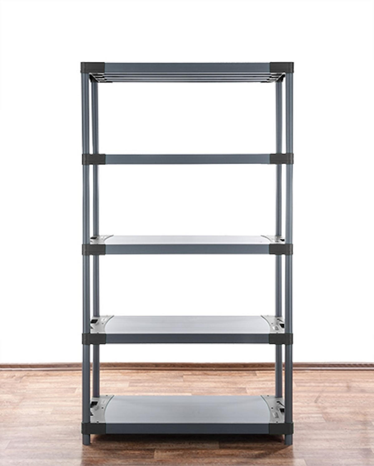 KUNSTSTOFFREGAL GREY BEAR Tall 180x90x46cm Fachlast 120kg Grau - Grau, Kunststoff (90/180/46cm) - PROREGAL