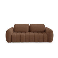 SCHLAFSOFA mit Bettkasten Premium Braun - Schwarz/Braun, Holz/Holzwerkstoff (266/95/110cm) - Furnisell
