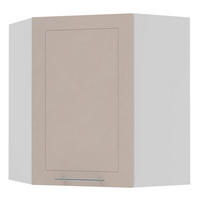 KÜCHENHÄNGESCHRANK Kvantum W10/60 Weiß / Kaschmir Matt 60 / 60 / 72cm - Kaschmir/Weiß, Holz/Holzwerkstoff (60/72/60cm) - Feldmann-Wohnen
