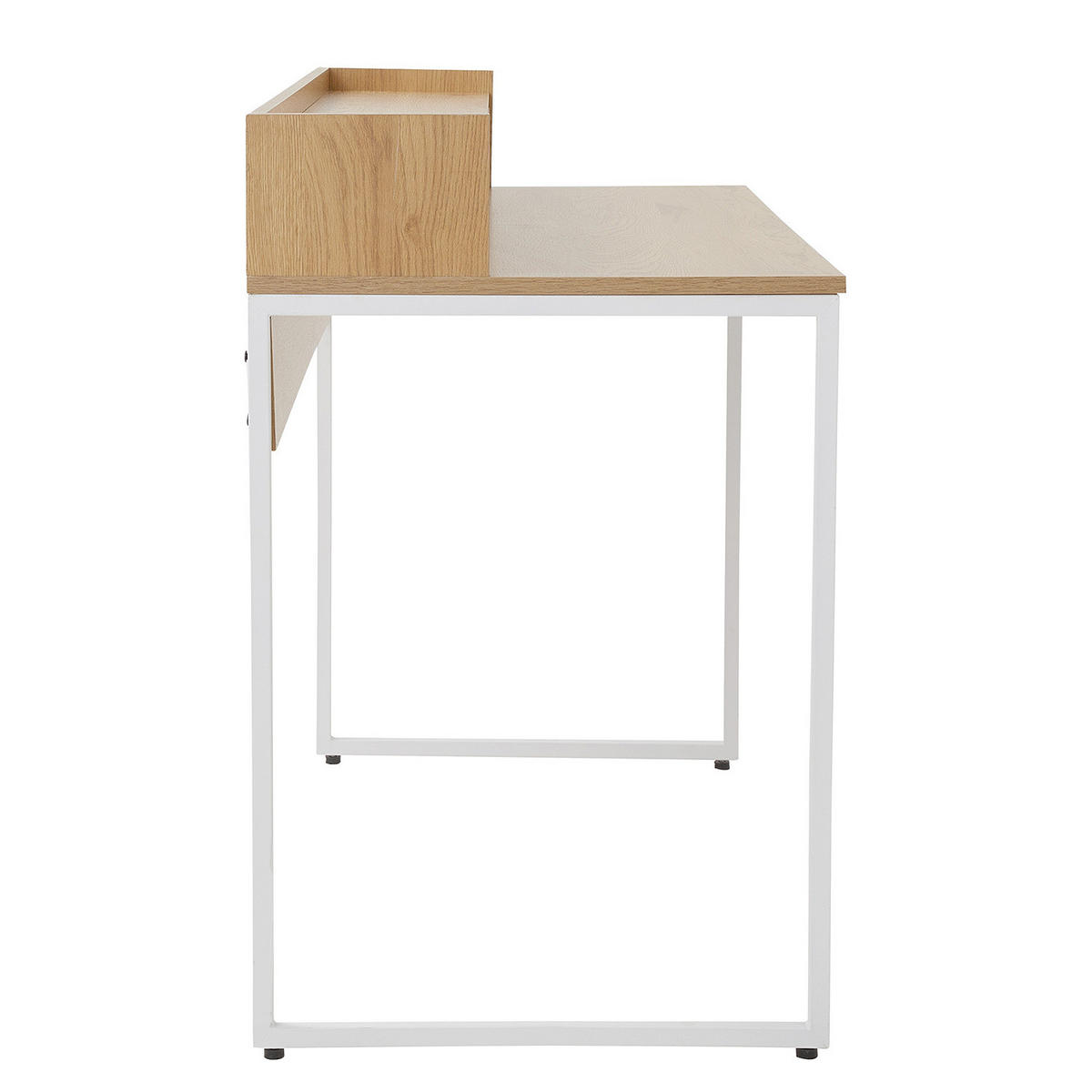 SCHREIBTISCH Modernist - Braun/Weiß, Holzwerkstoff (55/120/85cm) - Butlers