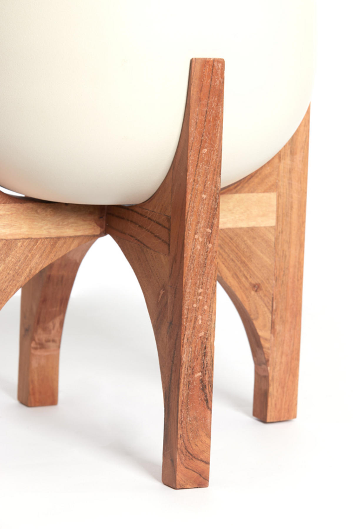 TOPF Karuna Weiß Ø36/50 cm - Weiß, Metall (36/50/36cm) - Light & Living