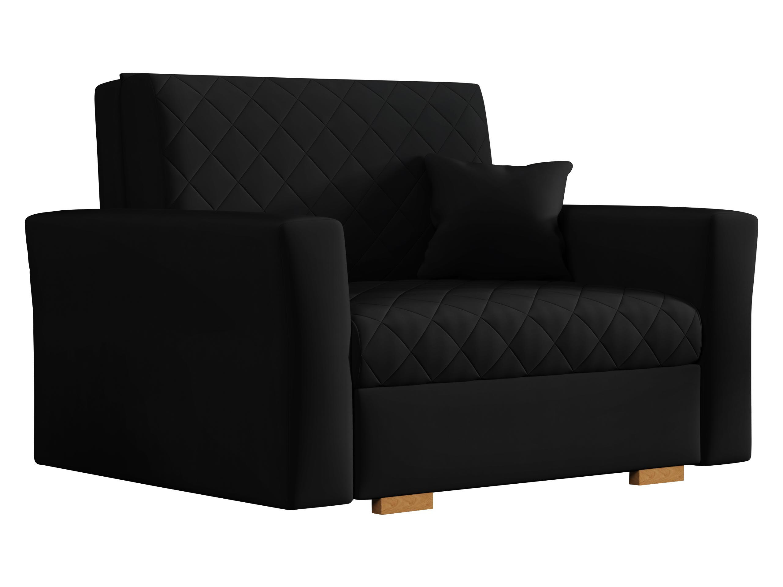 SCHLAFSOFA Viva Caro I - Schwarz/Braun, Holz/Textil (115/85/98cm) - MIRJAN24
