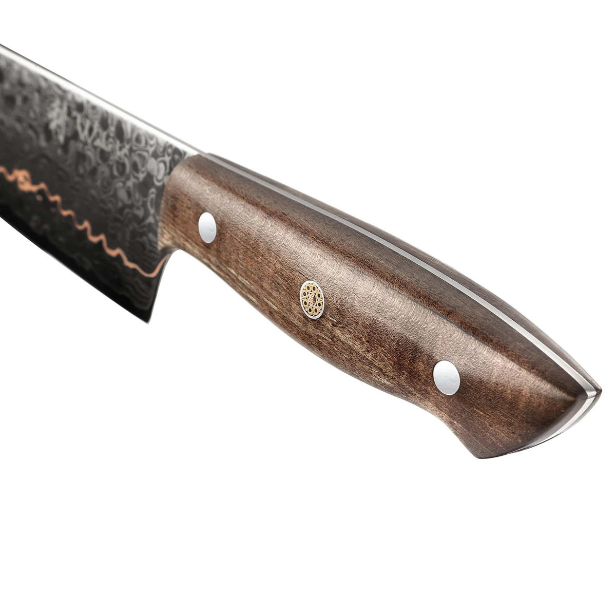 MESSERSET 3-tlg. 9-18 cm - Ahornfarben, Holzwerkstoff/Metall - Wakoli