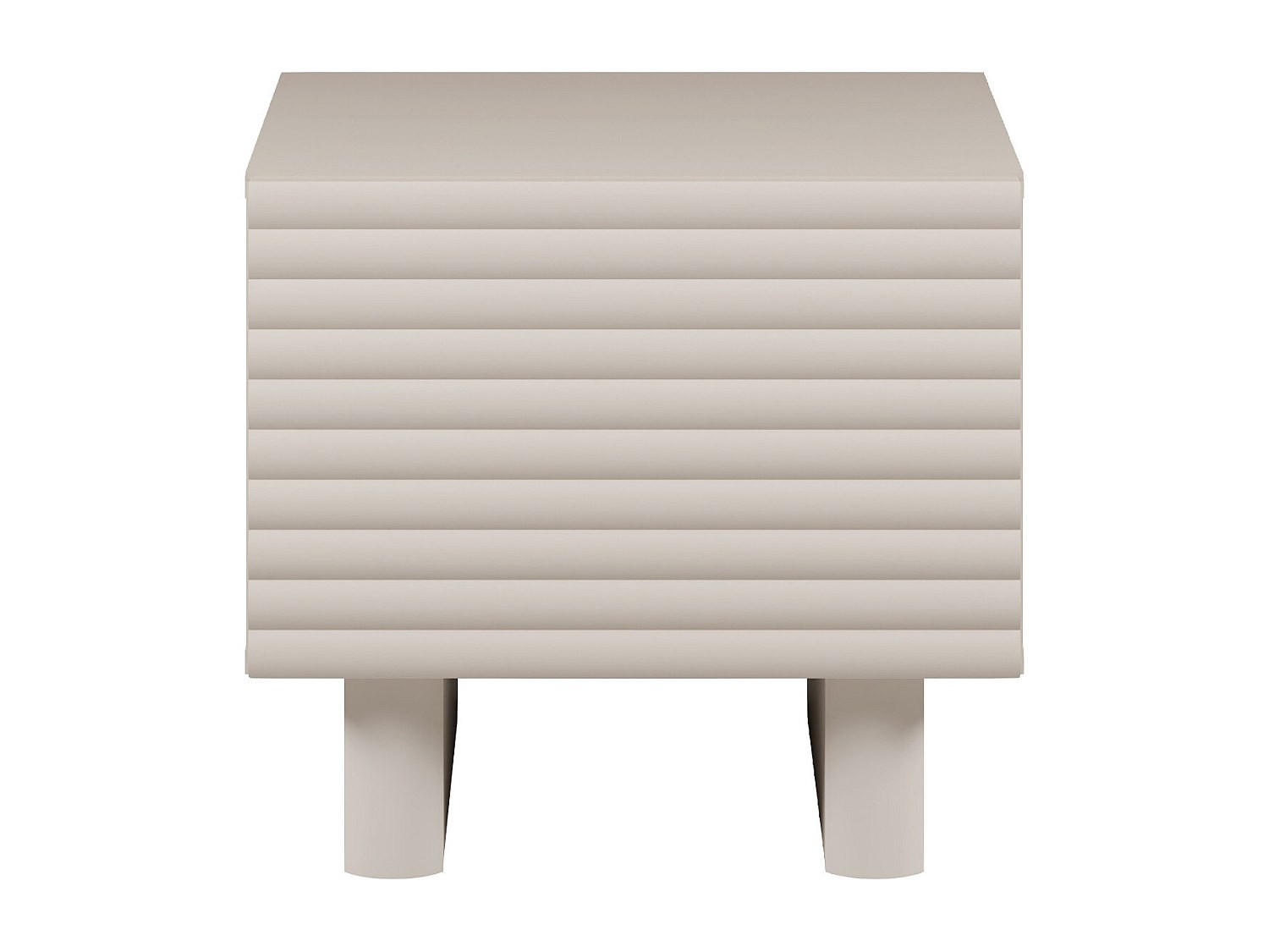 Vente-Unique Nachttisch Beige 50x46.1x36.8 cm