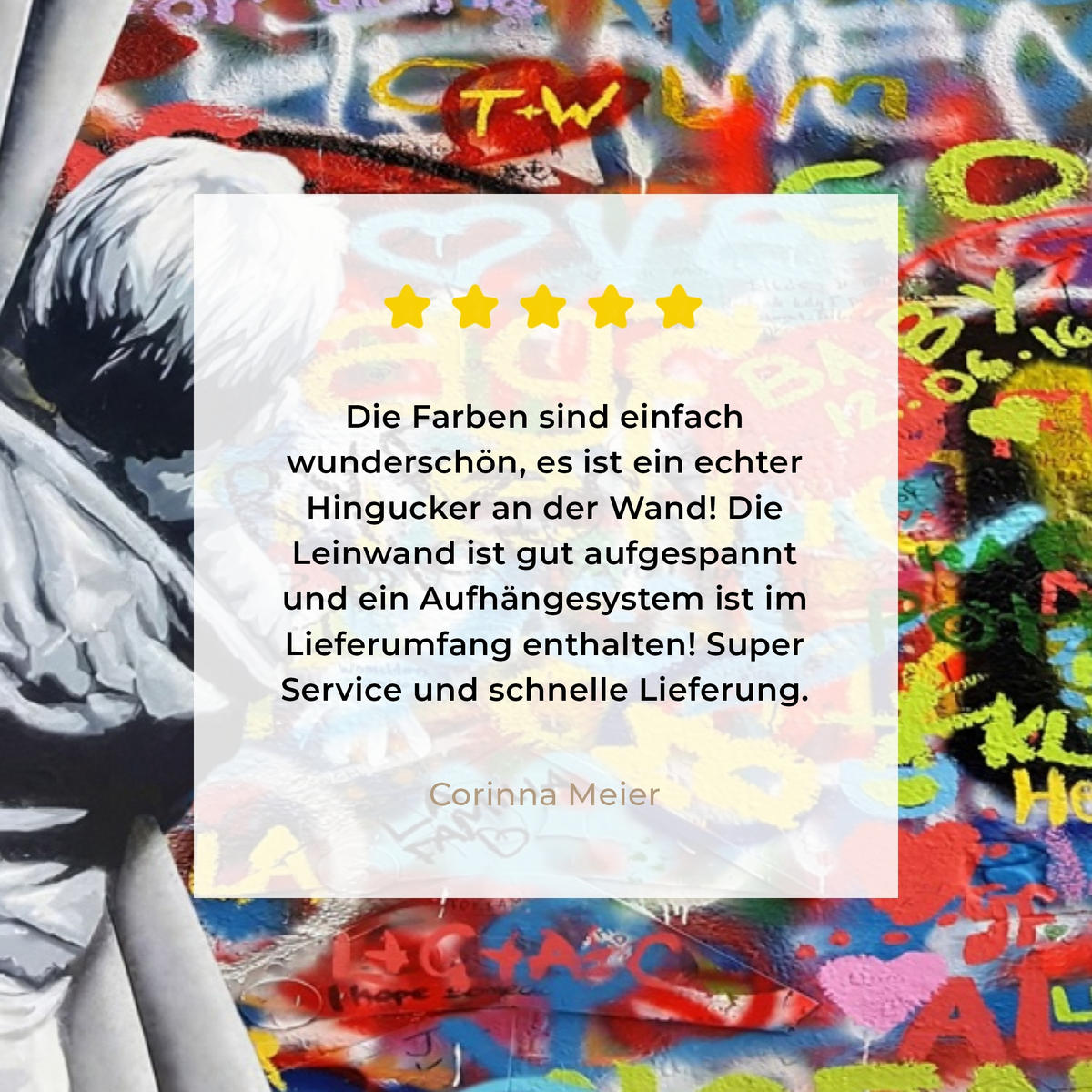 LEINWANDBILD Graffiti - Junge - Ilussie - Straßenkunst 40x30 cm - Hellgrau, Textil (40/30cm) - MuchoWow