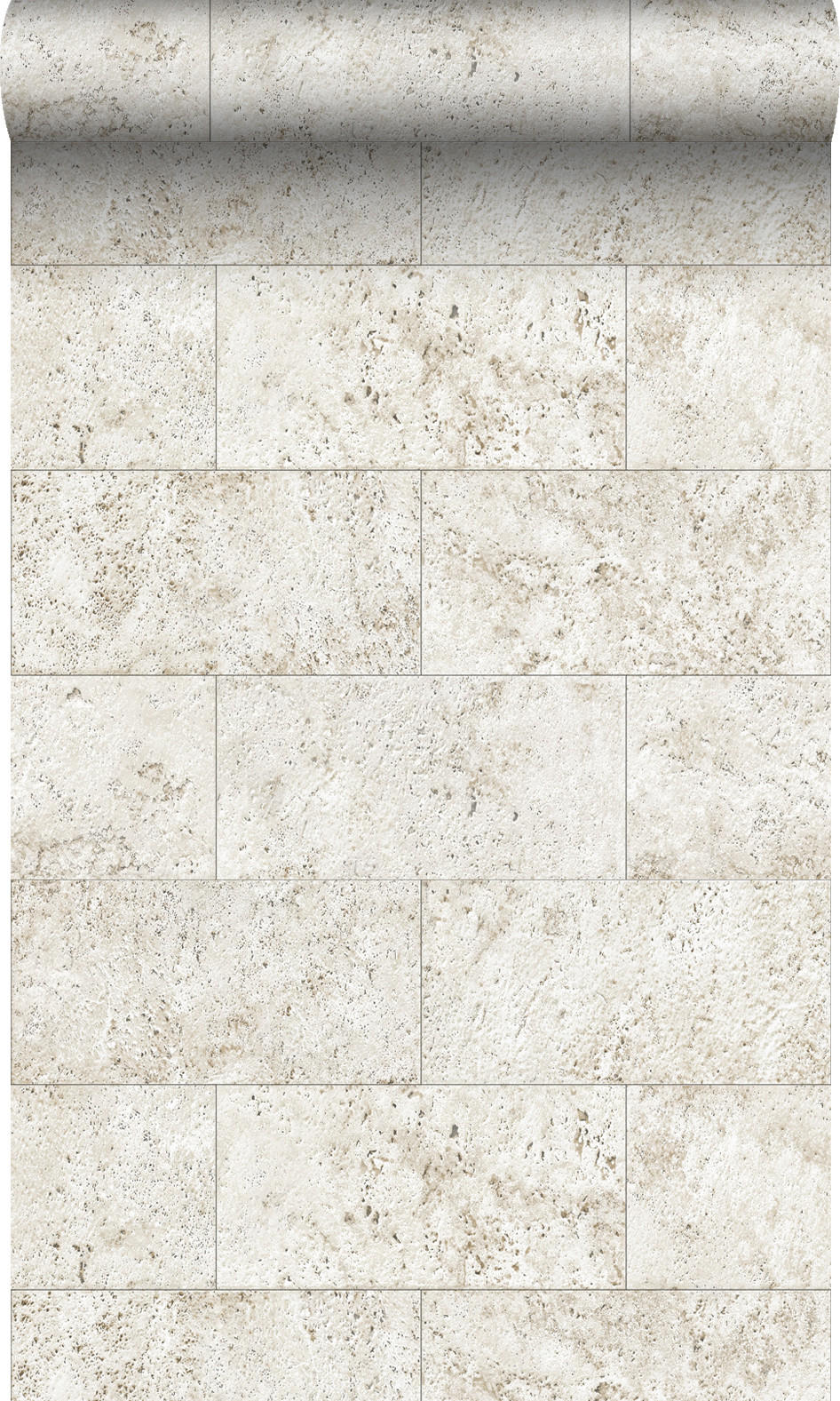 TAPETE Stein-Optik 53 cm x 10.05 m - Beige, Papier (53/1000cm) - Origin Wallcoverings