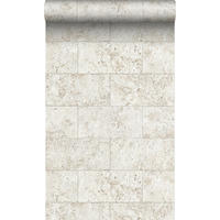 TAPETE Stein-Optik 53 cm x 10.05 m - Beige, Papier (53/1000cm) - Origin Wallcoverings