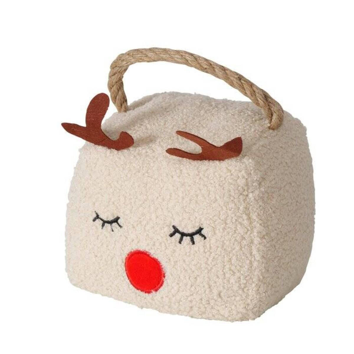 TÜRSTOPPER Eleah Plüsch - Beige, Textil (17/17cm) - Boltze Home