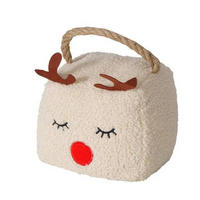 TÜRSTOPPER Eleah Plüsch - Beige, Textil (17/17cm) - Boltze Home
