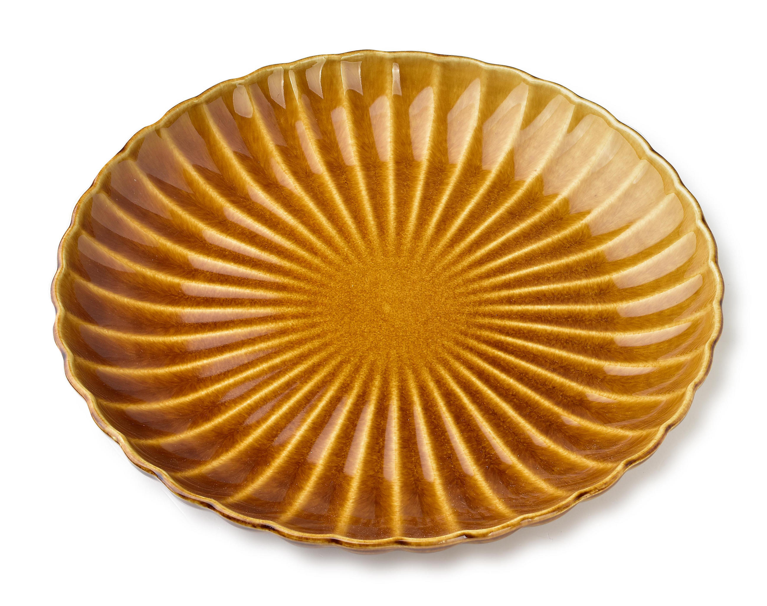 DINNERTELLER Evie Honig 27/27/4 cm Keramik - Honig, Keramik (27cm) - Mondex