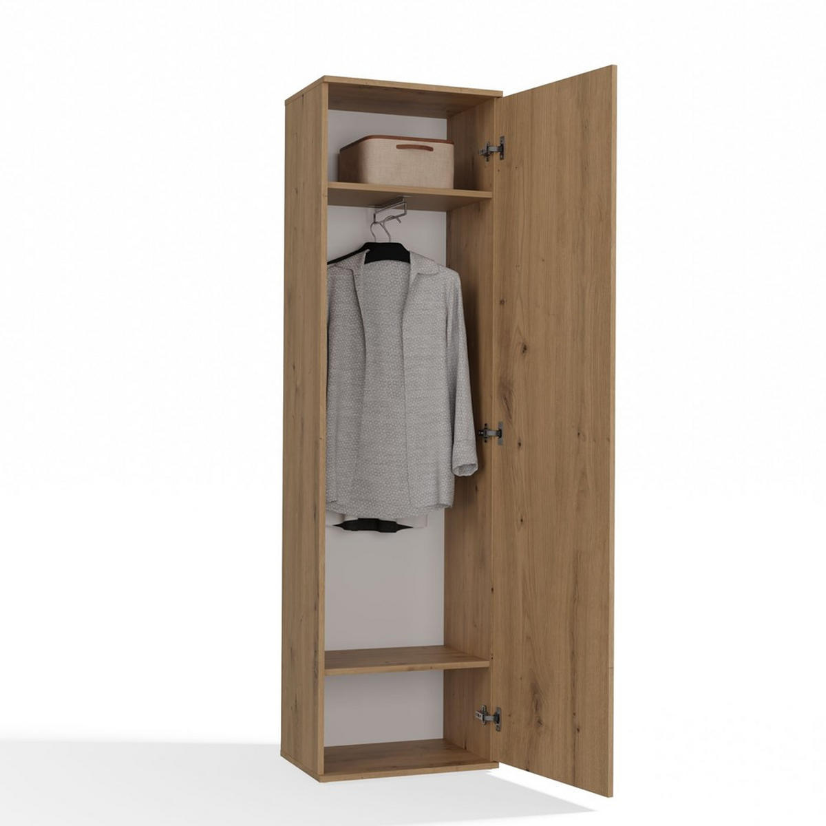 ŠATNÍK Biela 50/180/35 - dub artisan, kompozitné drevo (50/180/35cm) - RAUMHIRSCH FURNITURE