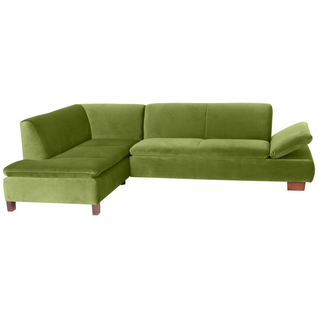Thumbnail - 58aufmkessel Ecksofa, Grün, Kunststoff, L-Form, Ottomane links, 270x190 cm, Wohnzimmer, Sofas & Couches, Wohnlandschafte...