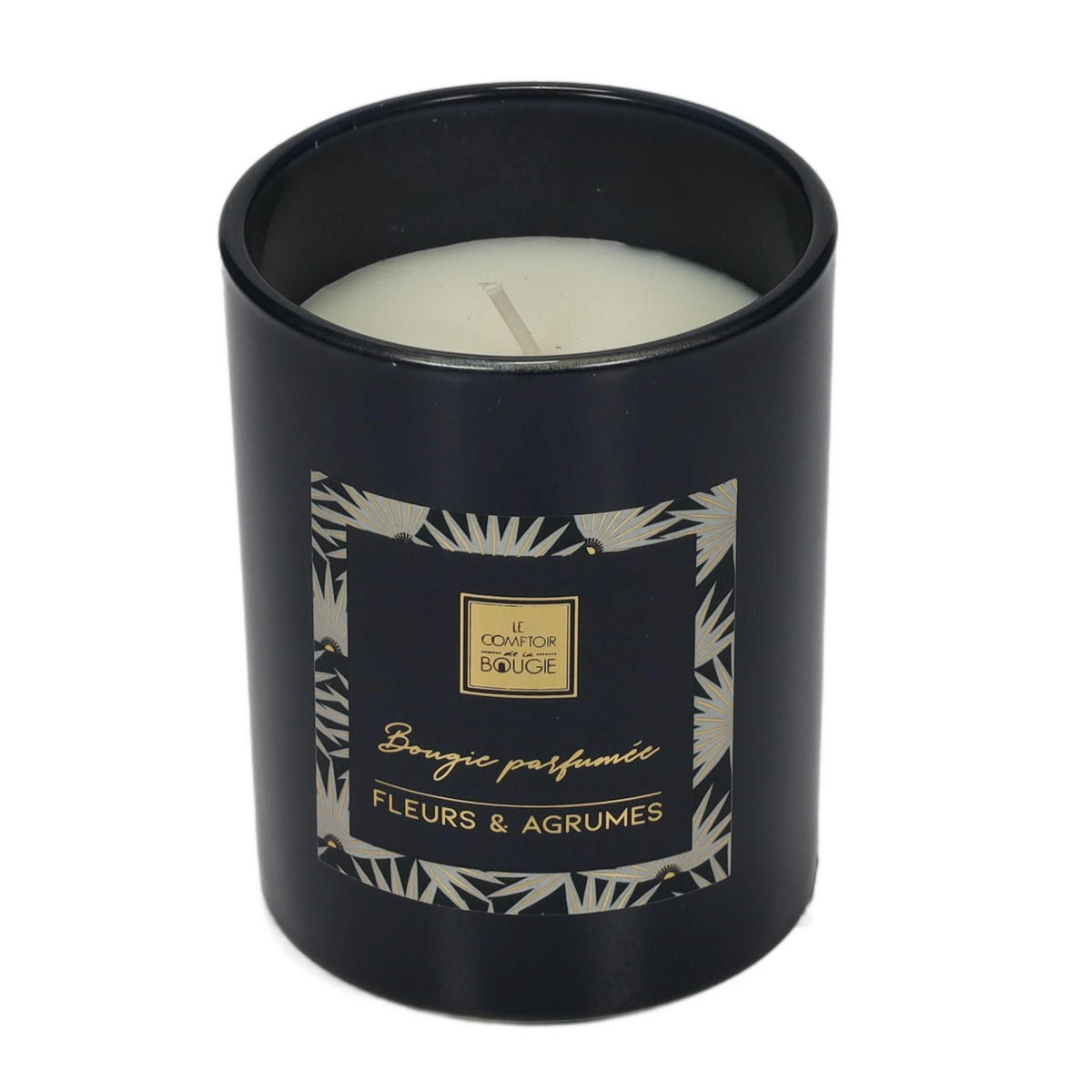 DUFTKERZE mit Glaskuppel Feel 10/10/20 cm - Dunkelblau, Paraffin (10/20cm) - Atmosphera Createur d´interieur