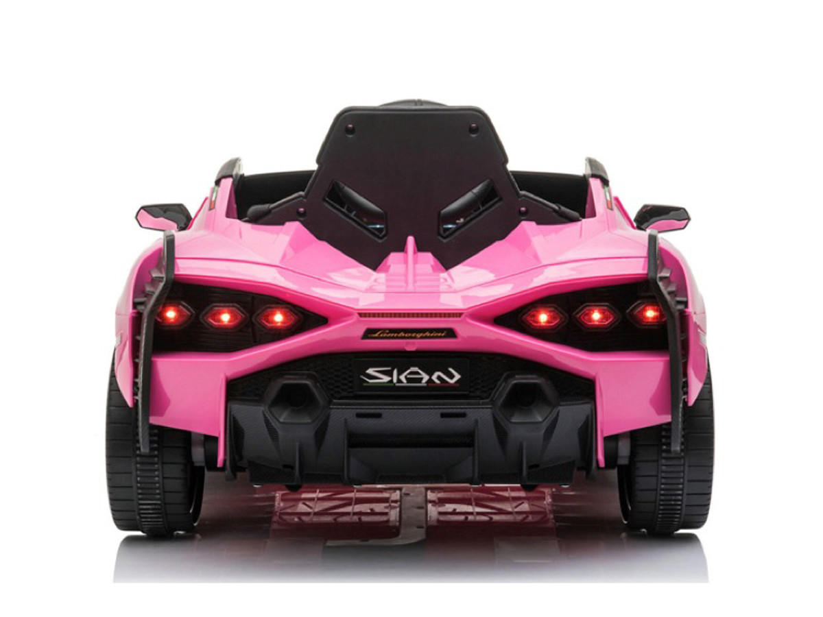 KINDER ELEKTROAUTO Lamborghini Sian pink - Pink, Kunststoff (108/62/40cm) - TPFLiving