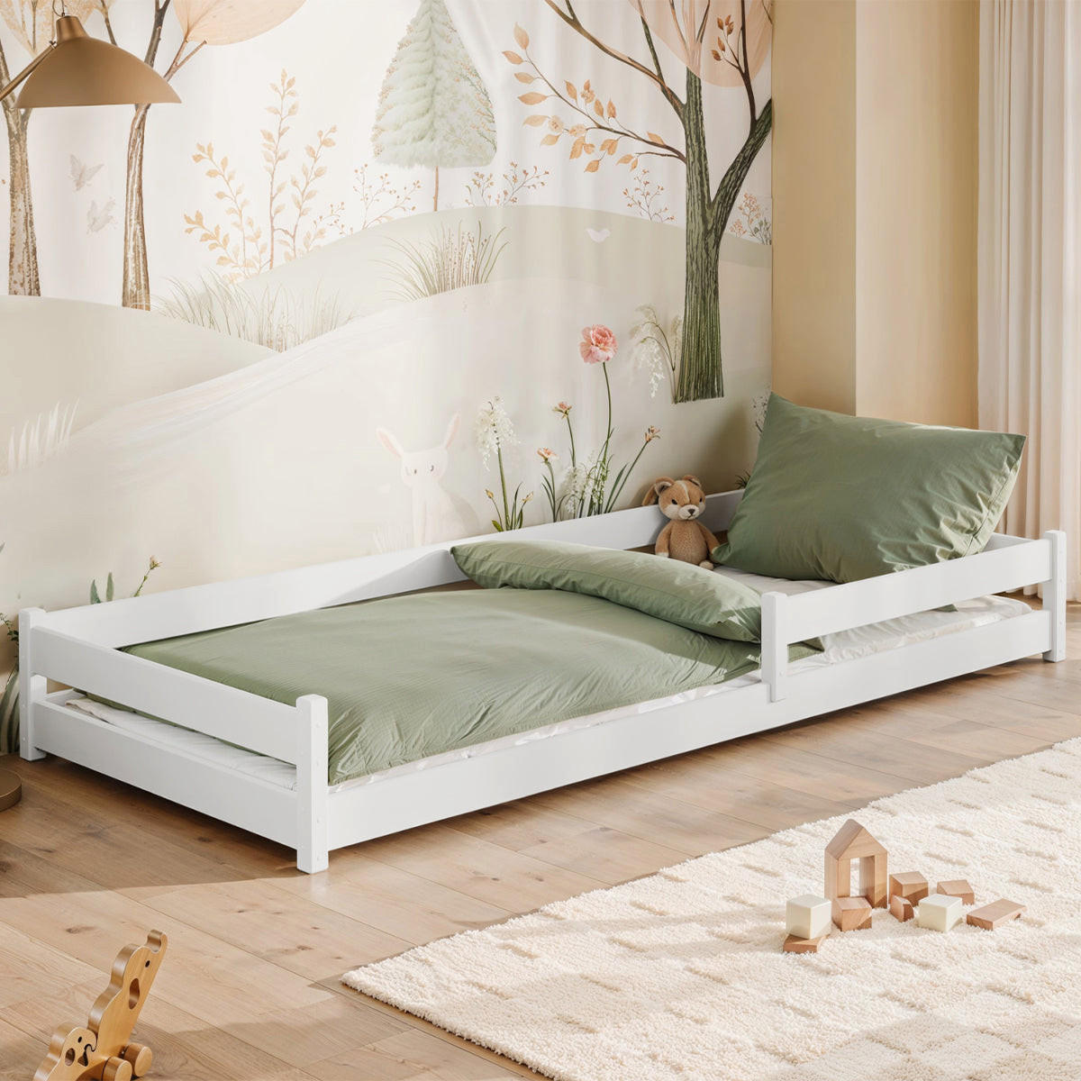 POSTEĽ 90/190 Lily Biela - biela, drevo (90/190cm) - Petits-meubles
