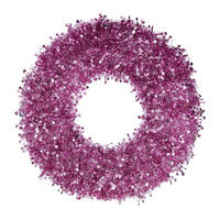 KRANZ Pink Tinsel - Pink, Kunststoff (7cm) - Butlers